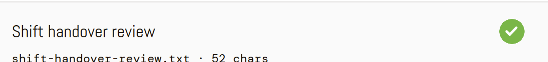 Document name